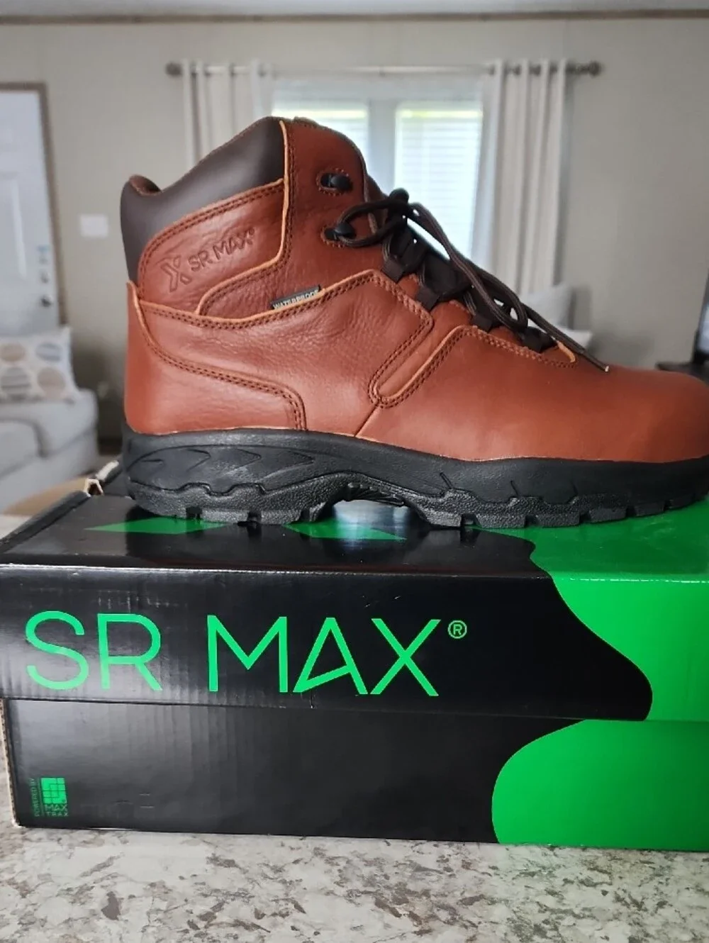 Denali Men's Brown Composite-Toe Work Boot by SR Max